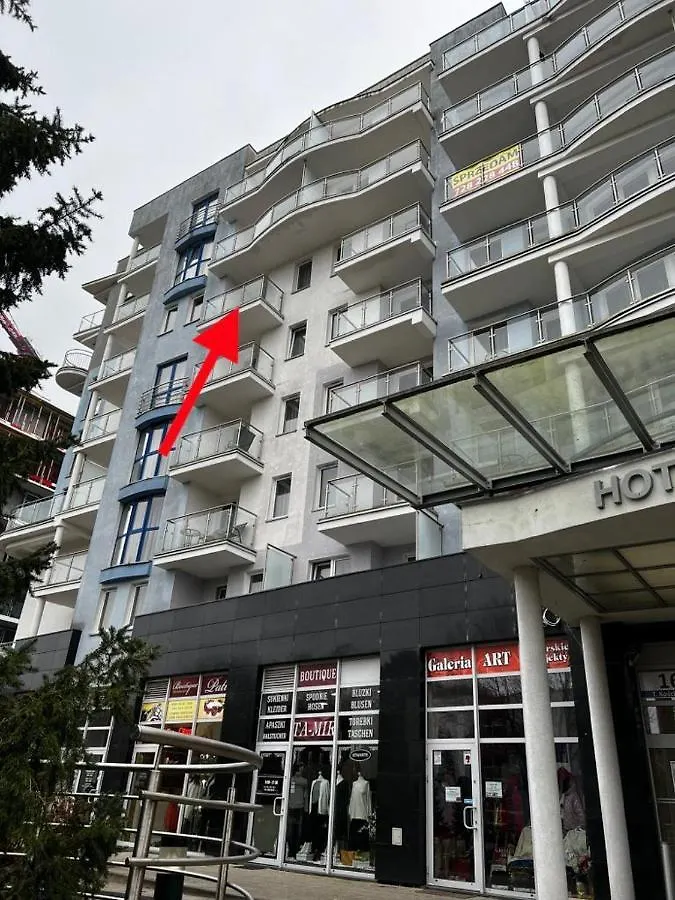 Diva Hotel: Beachside Apartment with Balcony and Spa Amenities Kolobrzeg